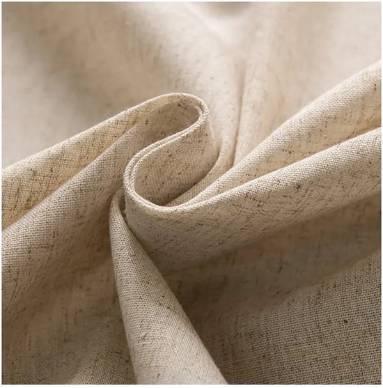 SUNBEAUTY Tafeldoek Tafelkleed, rechthoekig, waterdicht, linnen, katoen, tafelblad, rechthoekig, 140 x 240 cm, kwastjes, elegant tafelkleed voor keukentafel, decoratie