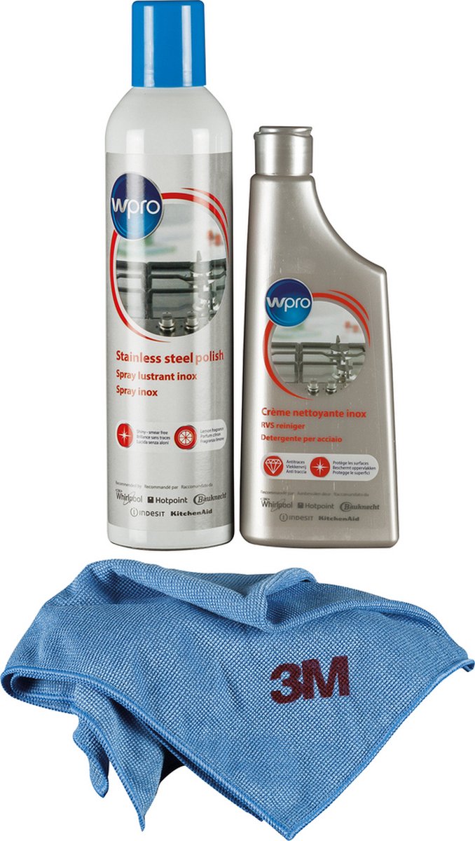 WPRO (RVS) Reinigingsset 3500008498