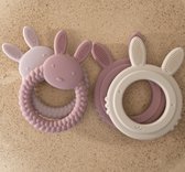 Baby Bijtring Roze - BPA Free - Siliconen - Bijtring voor baby -