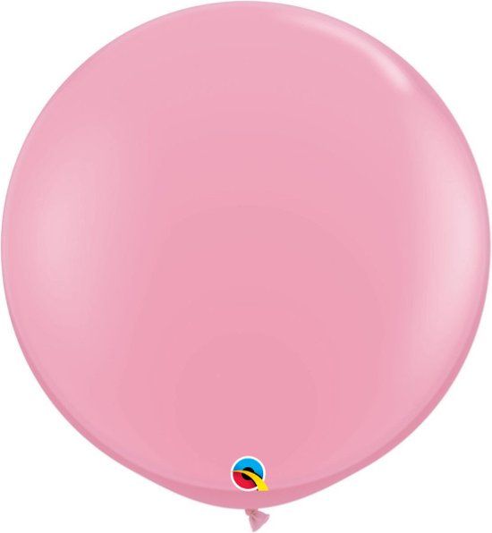 Qualatex Megaballon Pink 90 cm 2 stuks