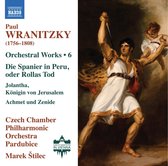 Czech Chamber Philharmonic Orchestra Pardubice - Wranitzky: Orchestral Works, Vol. 6: Die Spanier In Peru, Ode (CD)
