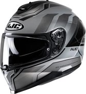 Hjc C70 Nian Grey Black Mc5 Full Face Helmets M - Maat M - Helm