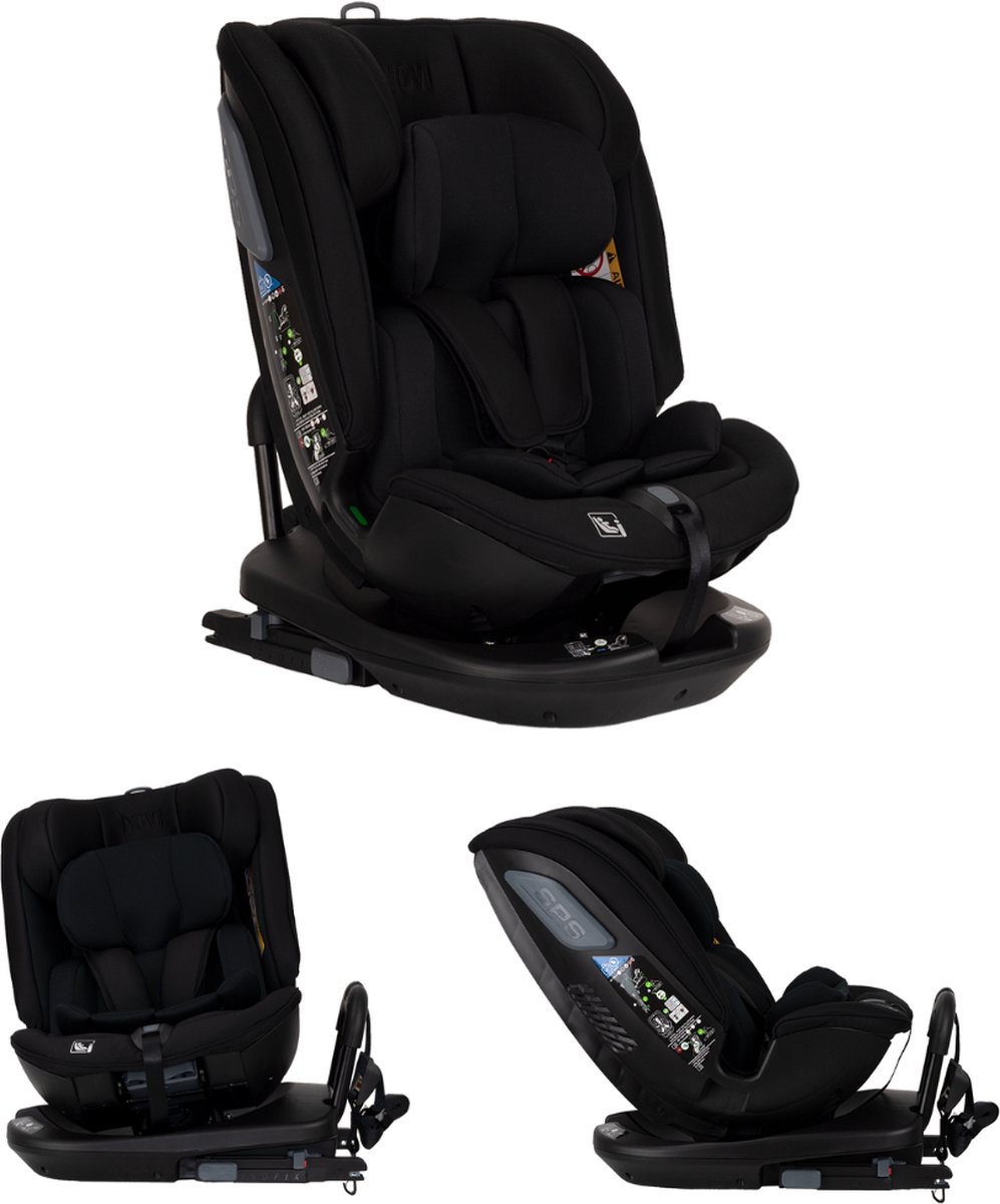 Autostoel Novi Baby® Nathan Premium i-Size All Black