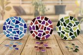 DIY Mozaïek Onderzetters Pastel - Hobbypakket - Knutselpakket voor volwassenen - doe het zelf pakket - Little Creations