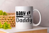 Mok Baby Daddy - Baby - Baby Op Komst - Baby In Progress - Baby On Board - Pregnant - Coming Sonn - Love - Gift