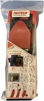 FASTECH® 906-810-Bag Klittenband Met riem Haak- en lusdeel (l x b) 810 mm x 50 mm Zwart, Rood 2 stuk(s)