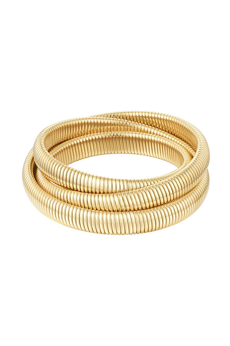 Yehwang - Ribbelarmband drie dubbel