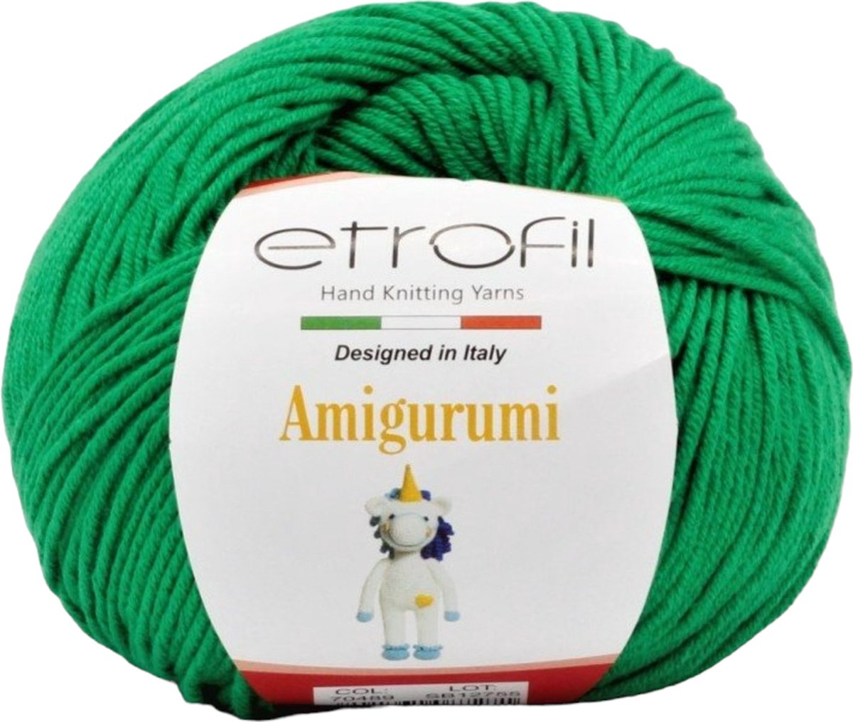 Etrofil Amigurumi Garen-Mosgroen-no70489-haakkatoen - amigurumi - haken - breien - katoen - wol - garen - breiwol - breigaren
