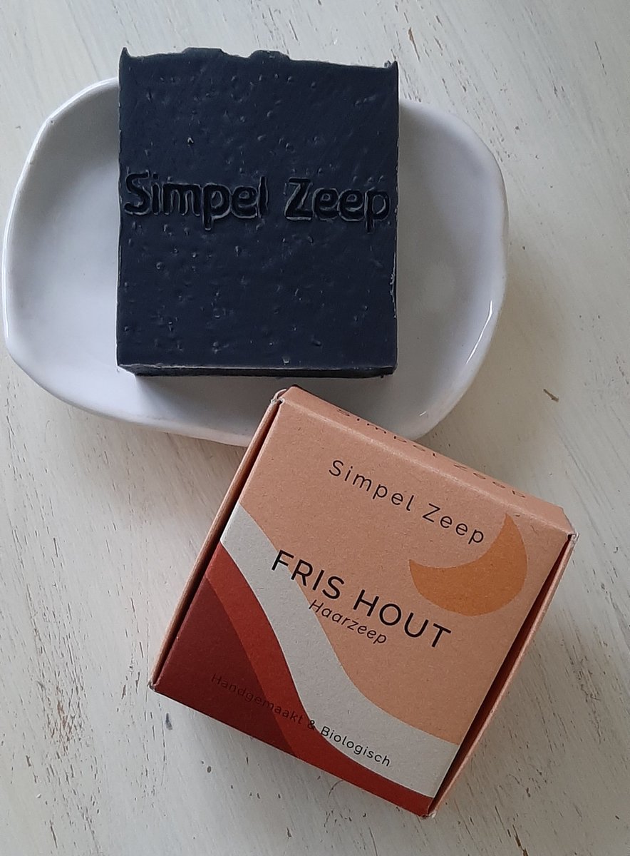 Simpel Zeep - Fris Hout - Shampoobar Bar - Circa 110 gram