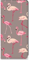 Stand Case OPPO A78 | A58 5G Hoesje met naam Flamingo