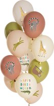 Folat - Ballonnen Zoo Party (12 stuks)