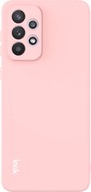 IMAK Slim-Fit TPU Back Cover - Geschikt voor Samsung Galaxy A33 Hoesje - Pink