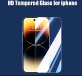 2PCS HD screen cover glass voor apple iphone 14 full screen coverage protector glass film
