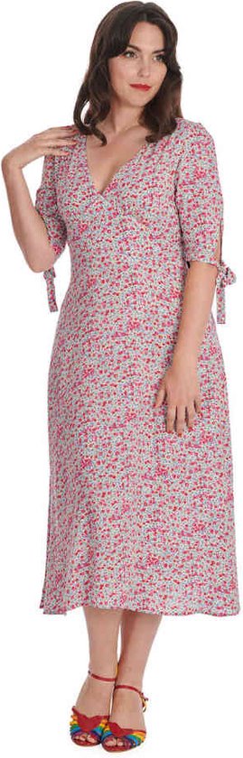 Banned Retro Edith Jurk Zwart