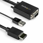 StarTech.com Adaptateur de câble VGA vers HDMI Alimentation USB 1080p 2 m