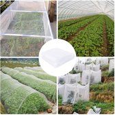 Plantenbeschermingsnet, 3 x 10 m, fijnmazig, bloemenbeschermingsnet, plantennet, groentennet, tuinnet, insectennet, beschermingsnet voor planten, groenten en fruit