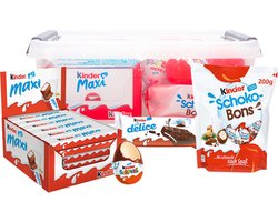 Kinder chocolade maxi feestpakket - Kinder Maxi - Schokobons - Kinder Delice - Kinder Surprise - 1233g