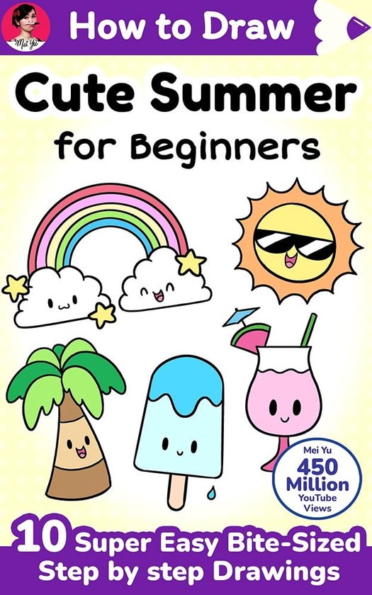 How to Draw Cute Anything for Beginners 4 - How to Draw Cute Summer for ...