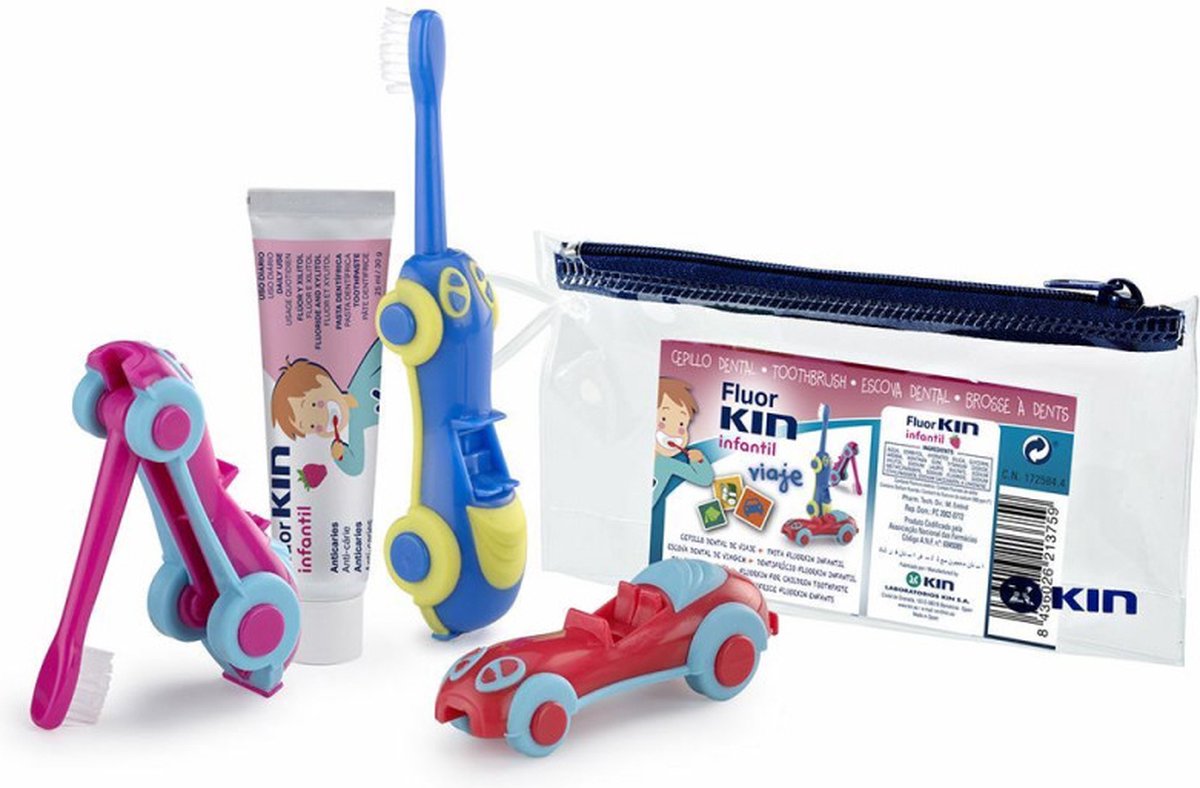 Kin Fluorkin Infantil Viaje Coche Set 3 Pcs