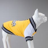 Lindo Dogs - Hondenjas - Hondenkleding - Honden sweatshirt - California - Geel - Maat 1