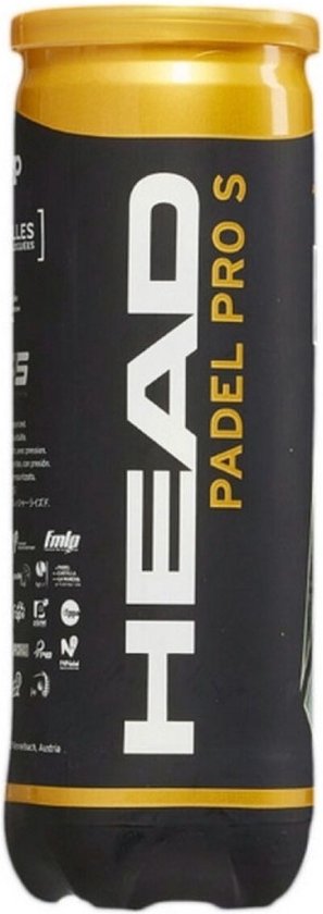Head Padel Pro S padelballen - Officiële World Padel Tour padel ballen - 1...