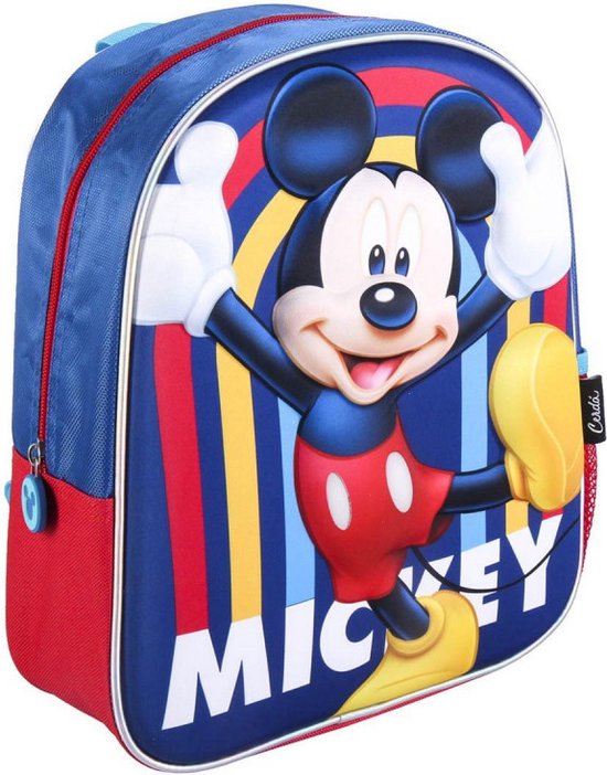 Disney poster - Mickey Mouse - grijs, geel en rood - 90 x 202 cm