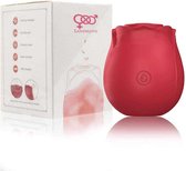 Bol.com Lovemytoy Roos Vibrator 10 standen waterproof clitoris zuigend rosé vibrator speeltjes voor vrouwen Adorime Sucking Vibr... aanbieding