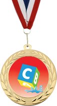 Medaille zwemdiploma C / cadeau zwemdiploma C