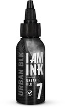 I AM INK - #7 Urban Black 50ml Vegan Tattoo Inkt Zwart 50ml | Tattoo Machine Inkt | Handpoke tatoeage inkt | Stick & Poke Ink