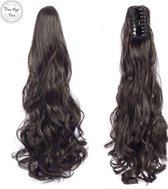 Jumada's - Paardenstaart-Bruin-2#-Curly-Haarstuk-Haarverlenging-Brazilian-Ponytail