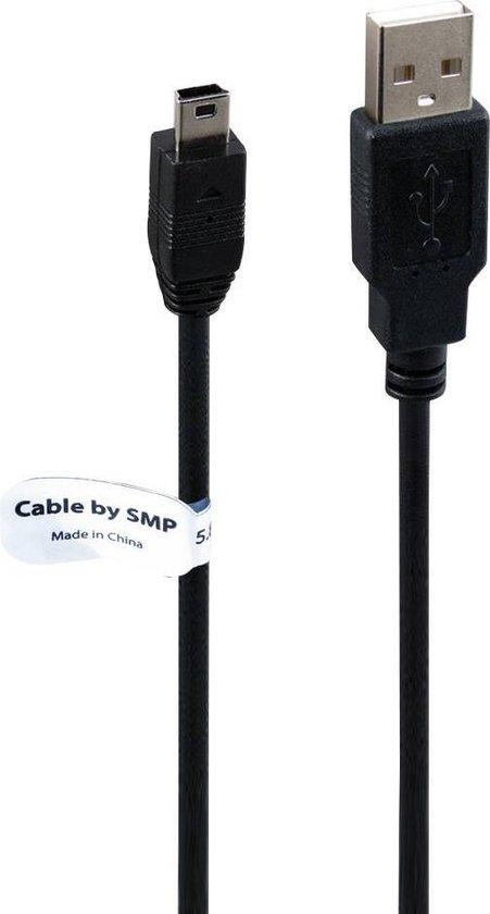 3A oplader. 3,2 m Mini-USB kabel, geschikt voor Garmin.o.a. Nuvi 40, 44LM  465, 465T,... | bol.com