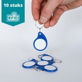 Mifare classic 1K sleutelhangers - RFID Tags - RFID Blauw - 10 stuks