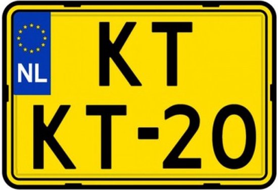 Alti Giri Kentekenplaathouder Motor - Zonder Tekstrand - 210 x 143 mm - Zwart