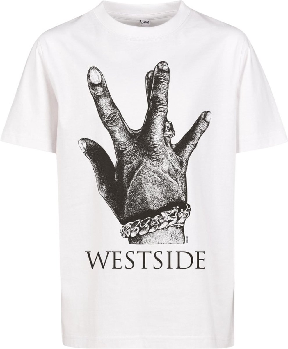 Mister Tee Westside Connection 2.0 Kinder Tshirt Kids 110/116 Zwart