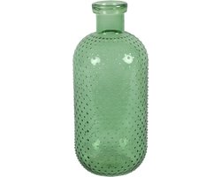Countryfield Bloemenvaas Cactus Dots - groen transparant - glas - 15 x 35 cm Countryfield Bloemenvaas Cactus Dots - groen transparant - glas - 15 x 35 cm