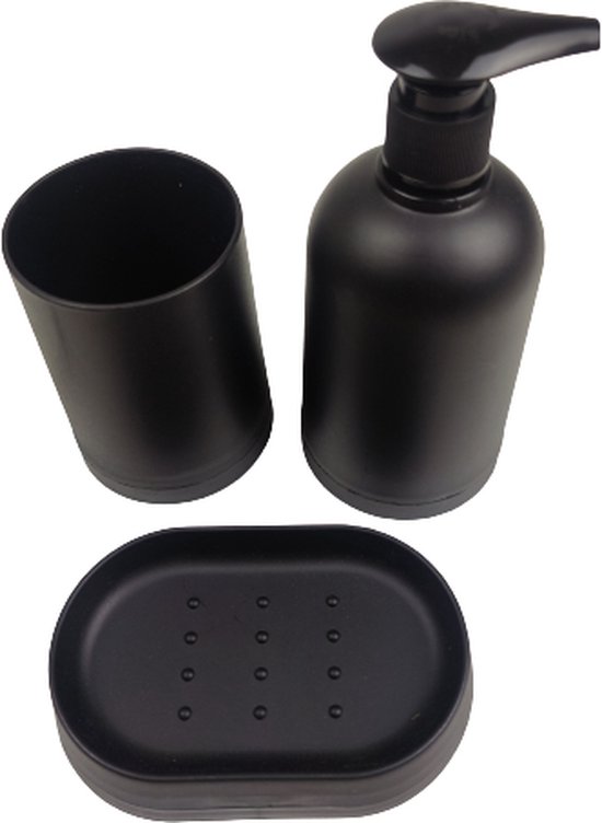 TATAY Baobab ECOHOME Badkamer-tafelset (beker zeepdispenser zeepbakje organizer A6), Baobab ECOHOME van polypropyleen, BPA-vrij, 100% gerecycled kunststof, beige