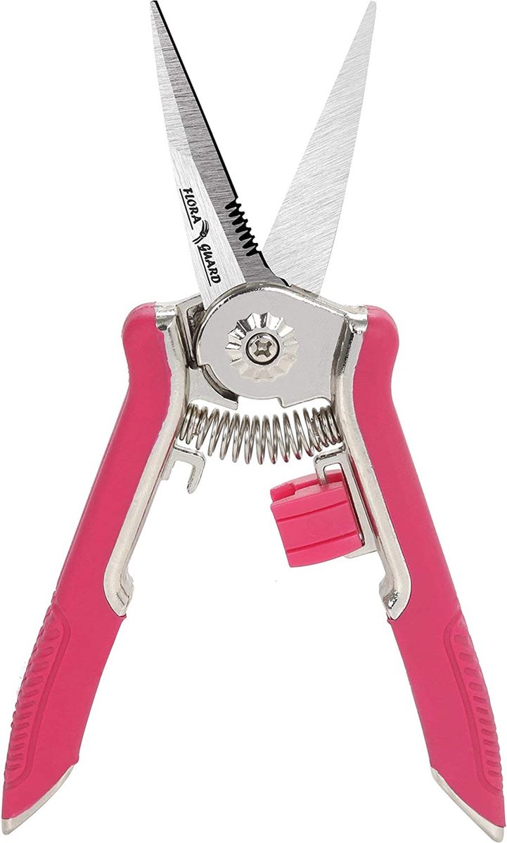 16,5 cm Secateur met Micro Tip Secateur met roestvrij staal (rood) Flora Guard