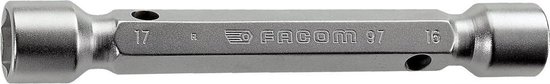 FACOM 92A.4 – Clé à Tube Coudée 4 Mm, Chromée Satinée, Pour Tiges Filetées Longues