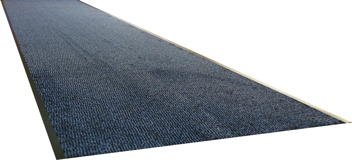 Deurmat loper Nassau - Blauw - 90 x 700 cm
