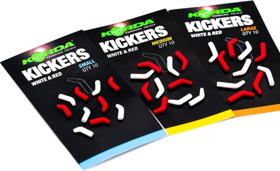 Korda Red/White Kickers - Large - Haakmaat 2 - 4 - Rood van Korda — afbeelding 3