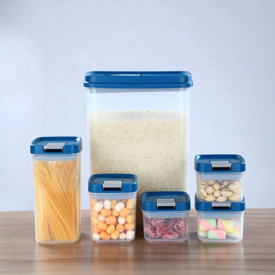 Set Tupperware - 6 boîtes de rangement - Récipient alimentaire - Matériau  respectueux