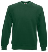 Fruit of the Loom - Classic Raglan Sweater - Donkergroen - XL