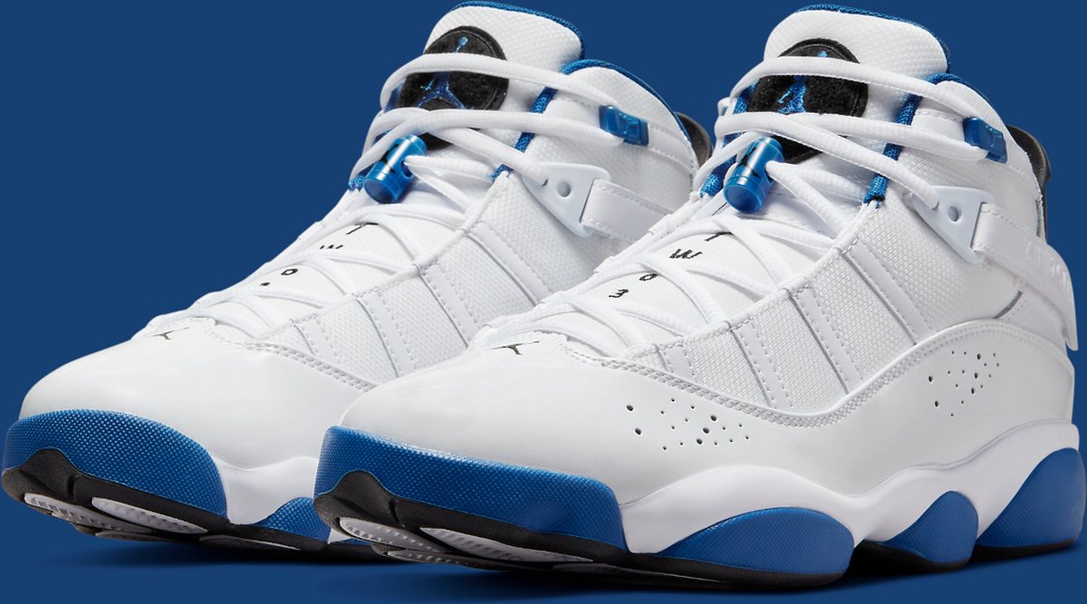 6 rings jordans white cheap