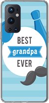 Geschikt voor OnePlus 9 Pro hoesje - Spreuken - Best grandpa ever - Quotes - Opa - Siliconen Telefoonhoesje