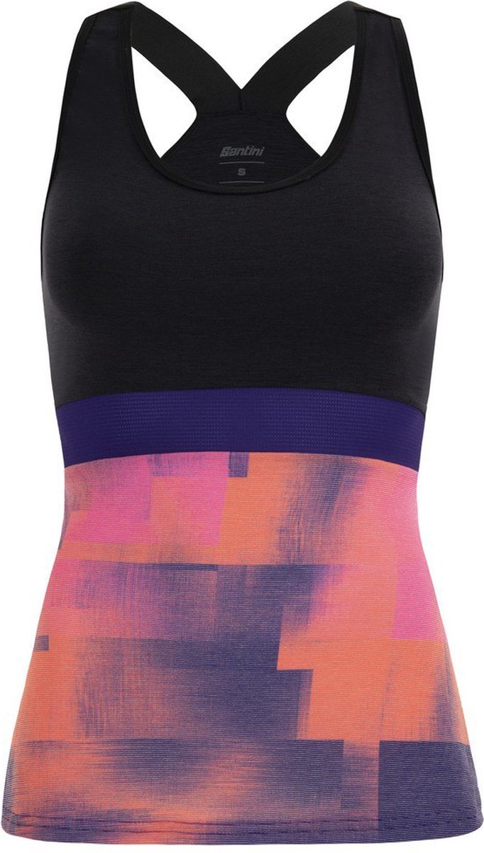 Santini Indoor Trainingstop Voor Dames Forza Indoor Training Top For Women Atomic Paars