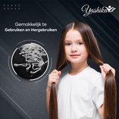 Transparant Elastiekjes - Yashika Rubberen Haarelastiekjes - Elastische Haaraccessoires - Groot - 200 stuks - 20 mm Diameter - 25 gram