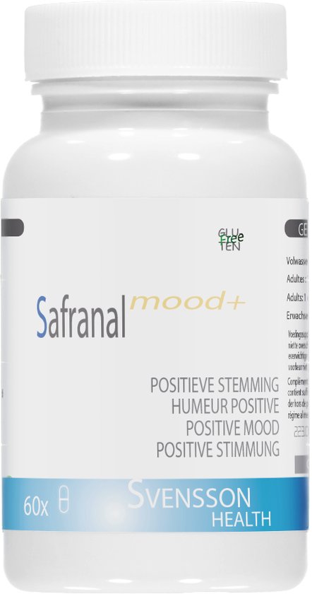 Svensson Safranal 60 Vegicaps | Saffraan complex voor een goede gemoedstoestand en ondersteuning bij Stress | 30 mg Saffraan met Biotine