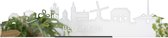 Standing Skyline Beuningen Spiegel - 40 cm - Woon decoratie om neer te zetten en om op te hangen - Meer steden beschikbaar - Cadeau voor hem - Cadeau voor haar - Jubileum - Verjaardag - Housewarming - Aandenken aan stad - WoodWideCities