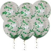 Ballon Confettis vert, décoration de Voetbal , Ballons à hélium pour fête d'anniversaire pour enfants, Confettis en papier Fête , 10 pièces
