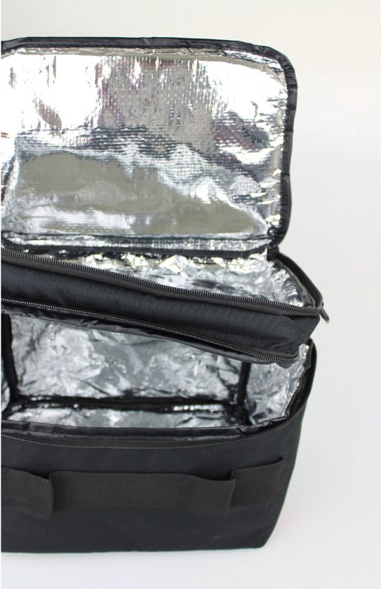 Koeltas Blauw - Kleine Koeltas/Schoudertas - Lunchtas - Werktas - Coolbag - Dubbele Koelvak van KOEL — afbeelding 3